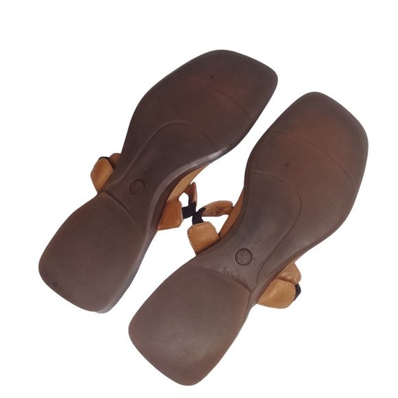Timberland Smart Comfort System Women's Leather Thong Flat Sandals Size 11M - Picture 14 of 15